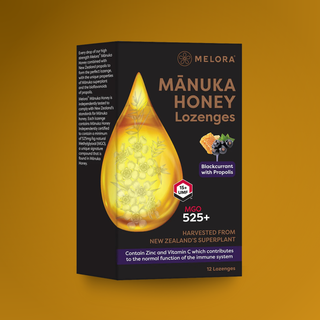 Manuka Honey & Propolis Lozenges Blackcurrant 12 Lozenges