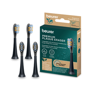 Premium Plaque Remover Green Planet Brush Head For SC50 x4