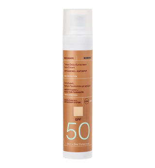 Korres Red Grape Sunscreen Face Cream Tinted SPF-50 50ml