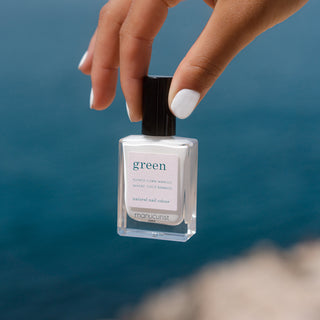 Green Natural Nail Polish Milky White 15ml