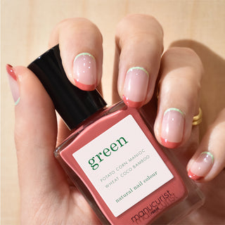 Green Natural Nail Polish Bois De Rose 15ml