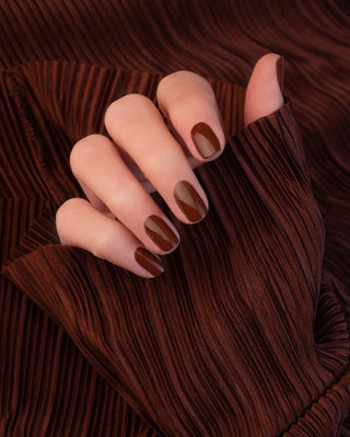 Green Natural Nail Polish Chesnut 15ml