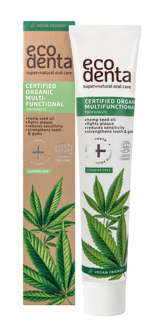 Organic Multifunctional Toothpaste With Hemp Oil 75ml