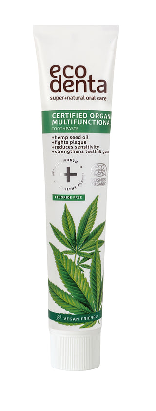 Organic Multifunctional Toothpaste With Hemp Oil 75ml