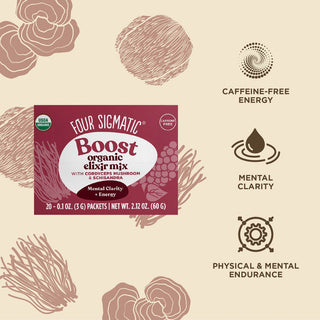 Boost Organic Elixir Mix With Cordyceps 20 sachets
