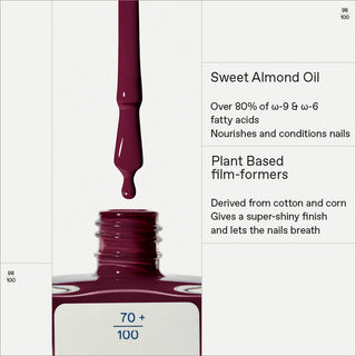 No No Nail Polish 59 Burgundy Red 11ml