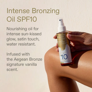 Aegean Bronze Intense Bronzing Oil Face + Body SPF-10 150ml