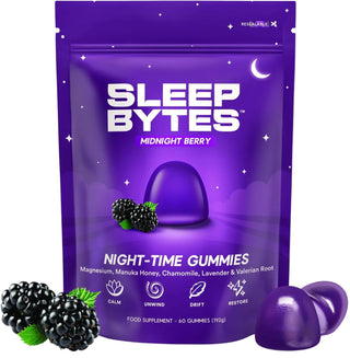 Sleep Bytes 60 Midnight Berry Gummies
