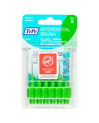 Interdental Brushes Green 0.8mm 6 units