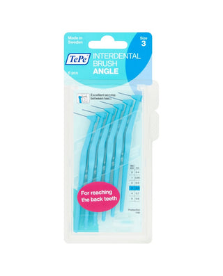 Interdental Brush Angle Blue 0.6mm 6 units