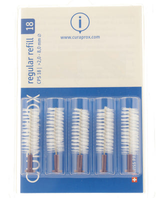 CPS 18 Interdental Tip Refills 2.0 - 8.0mm Violet 5 items