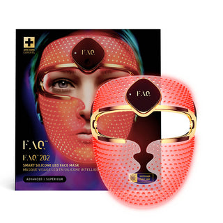 FAQ 202 Silicone Near-Infrared And Red Light Therapy Led Face Mask 1 Item