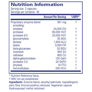 Digestive Enzymes Ultra 90 Capsules