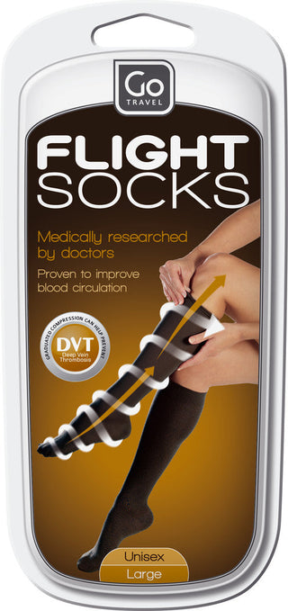 Flight Socks Black large