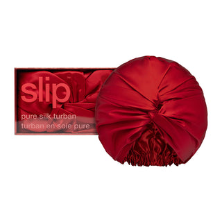 Pure Silk Turban - Scarlet 1 Unit