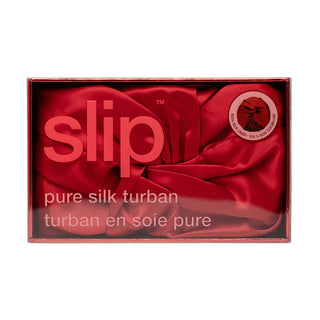 Pure Silk Turban - Scarlet 1 Unit