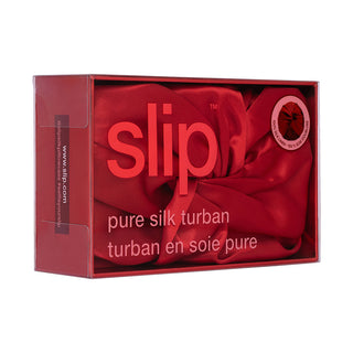 Pure Silk Turban - Scarlet 1 Unit