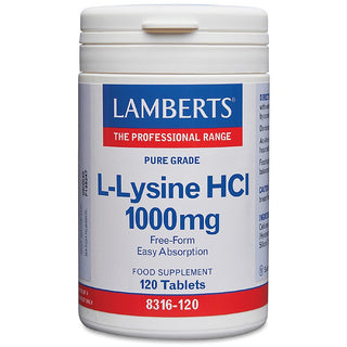 L-Lysine 1000mg 120 tablets