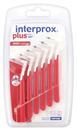 Interprox Plus (smaller sizes) Mini Conical Red 6 items