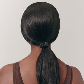 Pure Silk Back To Basics Skinny Scrunchies - Black 1 Unit