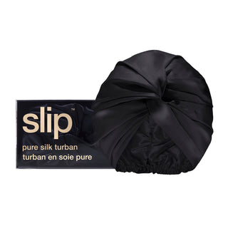 Pure Silk Turban - Black 1 Unit