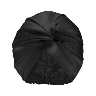 Pure Silk Turban - Black 1 Unit