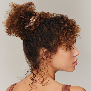 Pure Silk Back To Basics Skinny Scrunchies - Light Brown 1 Unit