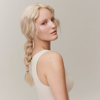 Pure Silk Back To Basics Skinny Scrunchies - Blonde 1 Unit
