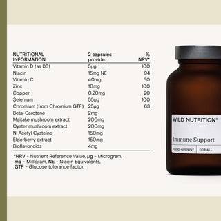 Food-Grown® Immune Support 60 Capsules