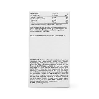 Food-Grown® Zinc Plus 30 Capsules