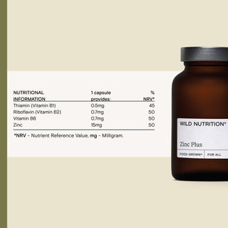Food-Grown® Zinc Plus 30 Capsules