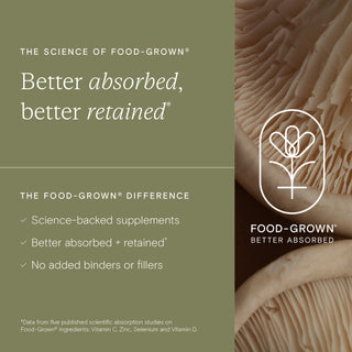 Food-Grown® Zinc Plus 30 Capsules