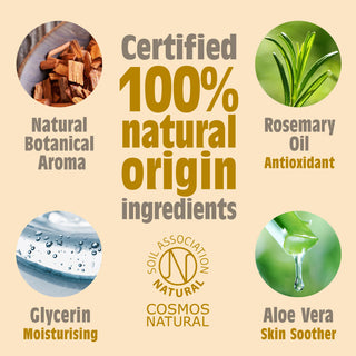 Amber & Sandalwood Natural Deodorant 100ml