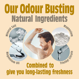 Amber & Sandalwood Natural Deodorant 100ml