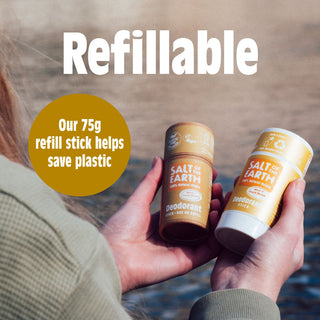 Amber & Sandalwood Natural Deodorant Stick 84g