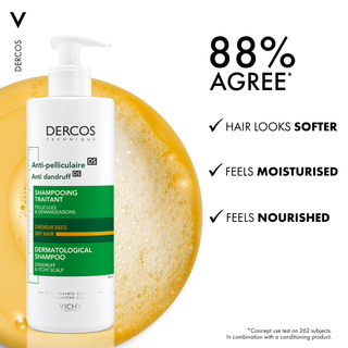 Dercos Anti Dandruff Shampoo For Dry Scalp 390ml