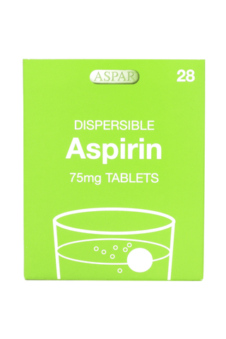 Dispersible Aspirin 28 tablets