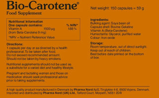 Bio-Carotene 150 capsules