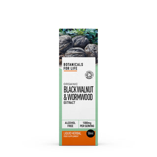 Organic Black Walnut & Wormwood Extract 50ml