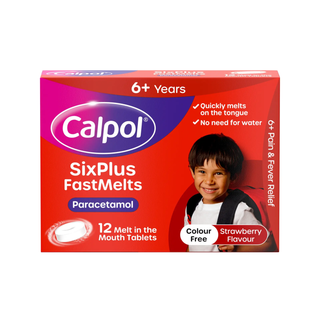 Calpol Fastmelts 6+ 12 Tablet