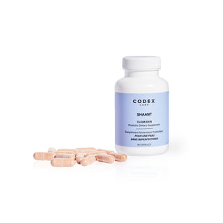 Shaant Clear Skin Probiotic Supplement Capsules 60 Capsules