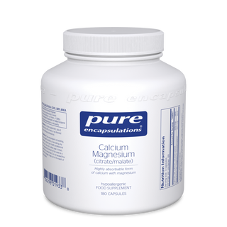 Calcium Magnesium Citrate+Malate 180 Capsules