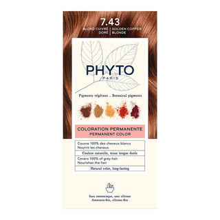 Phytocolor Kit 7.43 Gold Copper Blonde