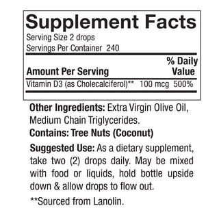 Liquid Vitamin D3 Drops 15ml
