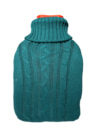 Life Hot Water Bottle + Knitted Cover