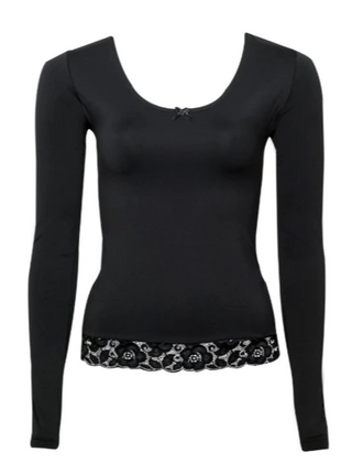 Loungewear Set, Long Black large