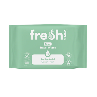 Mini Travel Wipes Ocean Fresh 10 Item