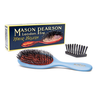 Handy Bristle Nylon Blue Hairbrush