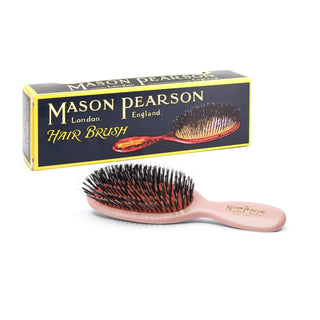 Pocket Bristle Nylon Pink Hairbrush BN4