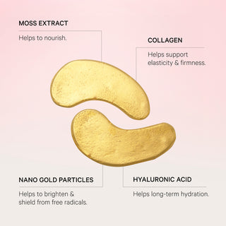 Hydra-Bright Gold Eye Mask Single 1 Unit